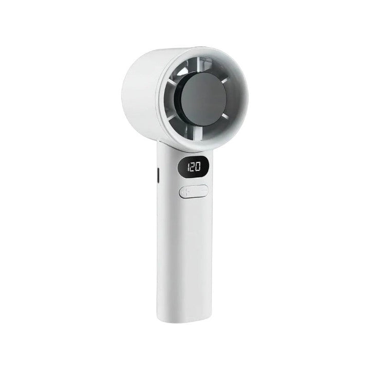 MTech Handheld High-Speed Fan – Rechargeable USB Mini Fan with 120 Speeds & Display | Stornfield