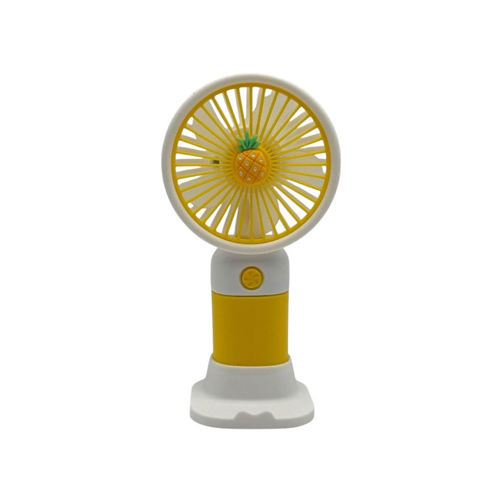 MTech Portable Handheld Fan – Strong Wind, Noiseless, Rechargeable Mini Fan With Base | Stornfield