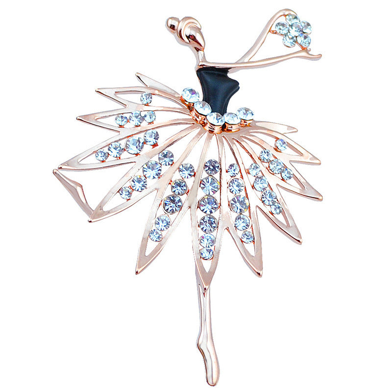 Artistic Ballerina-Inspired Brooch Stornfield