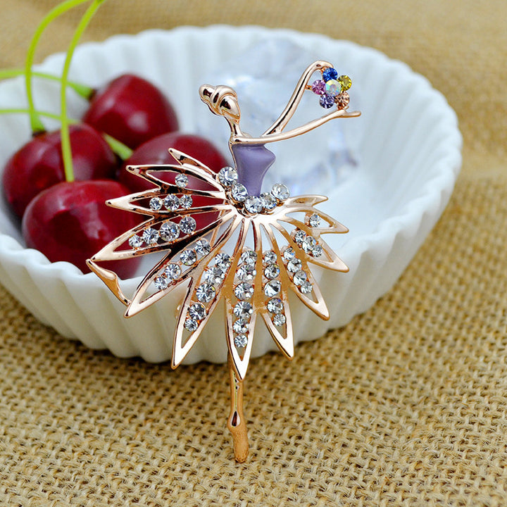 Artistic Ballerina-Inspired Brooch Stornfield
