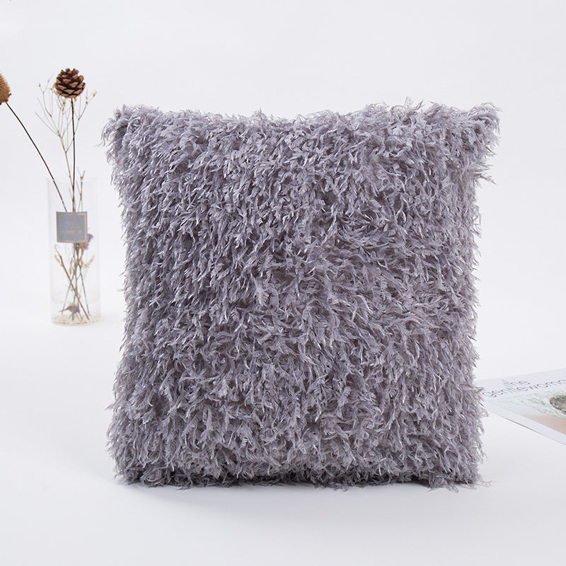 Luxurious Faux Fur Decorative Cushion