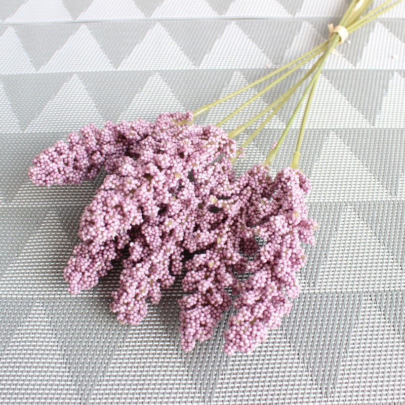 Realistic Decorative Dried Floral Bouquet
