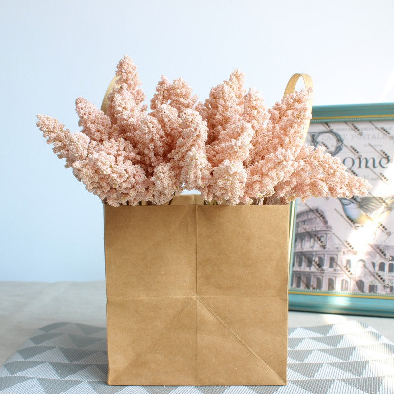 Realistic Decorative Dried Floral Bouquet