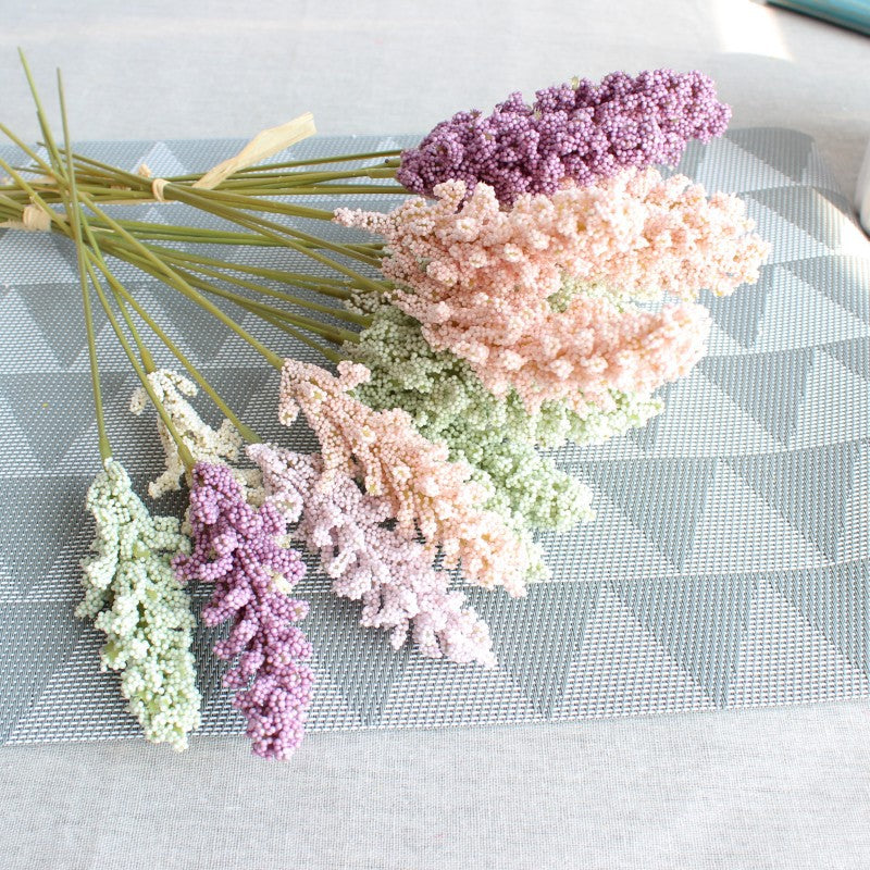 Realistic Decorative Dried Floral Bouquet