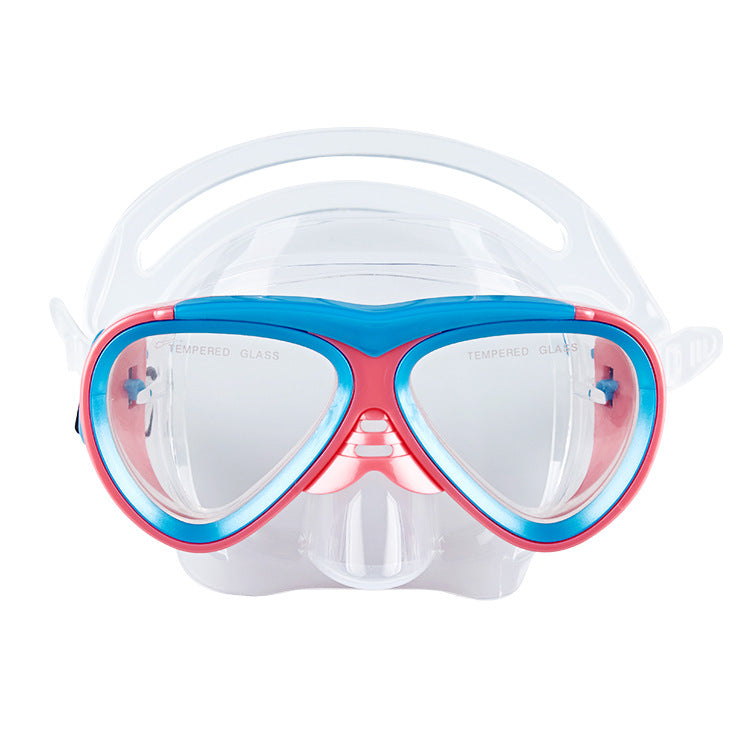 Diving mask with elastic adjustment and anti-fog technology Stornfield