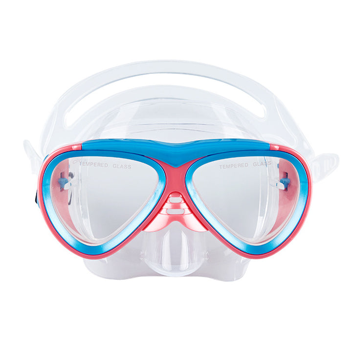 Diving mask with elastic adjustment and anti-fog technology Stornfield