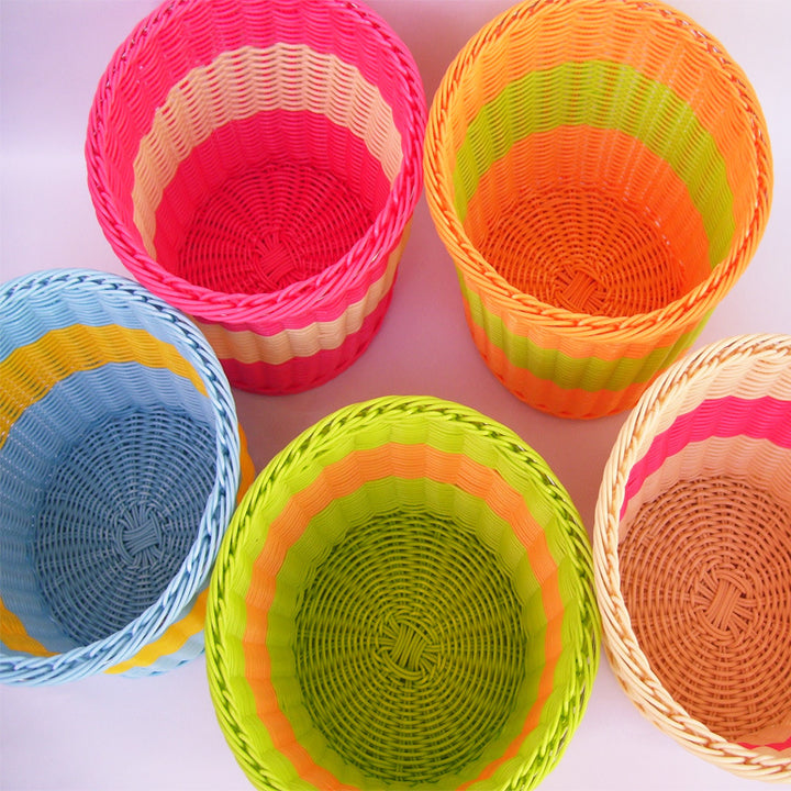 Colorful Woven Storage Basket Stornfield