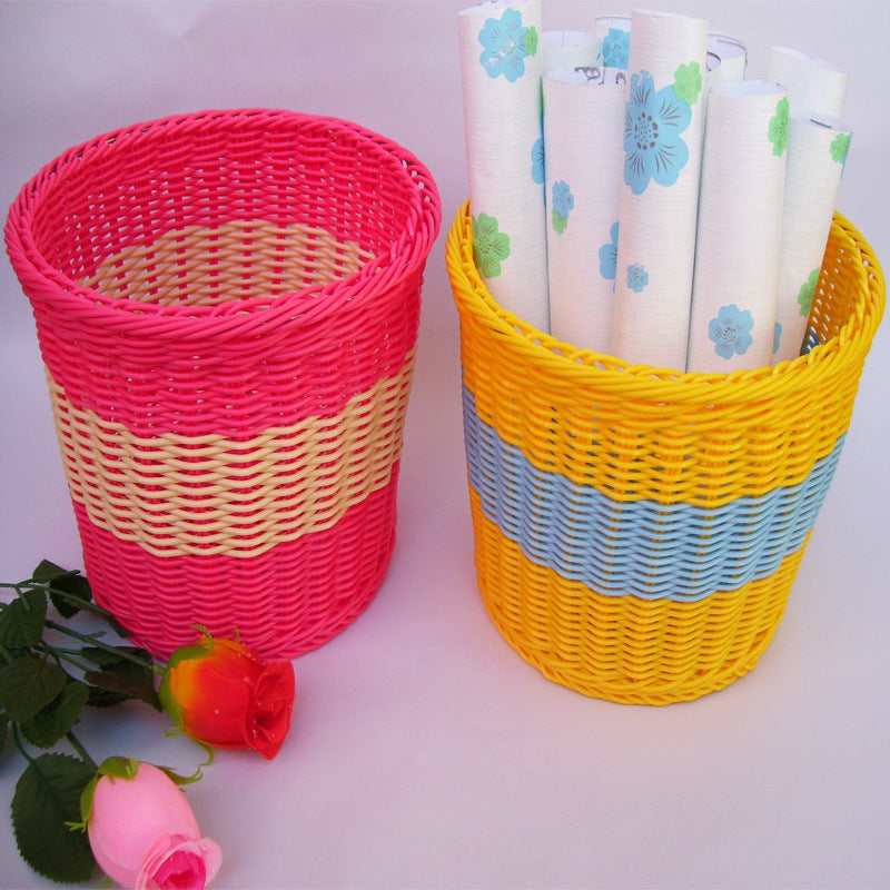 Colorful Woven Storage Basket Stornfield