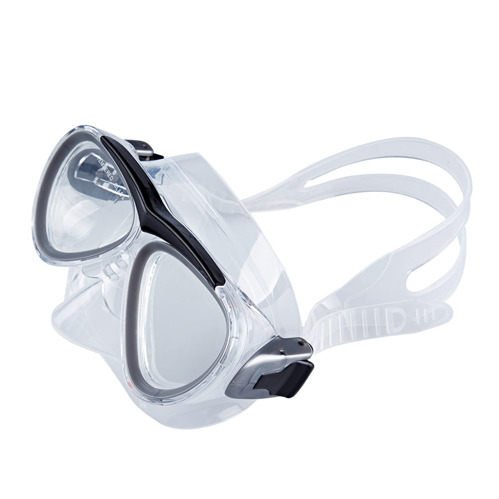 Diving mask with elastic adjustment and anti-fog technology Stornfield