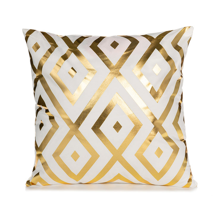 Geometric Luxe Accent Throw Pillow