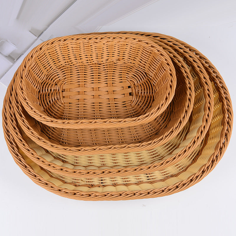 Decorative Woven Serving Basket Stornfield