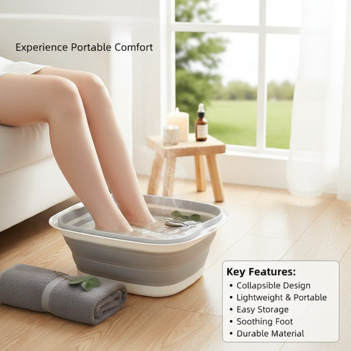Home Spa FoldaStonrfielde Foot Wash Bucket | Stonrfield