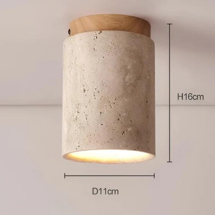 Trendy Round Japanese Style Ceiling Lamp - ZenLight | Stornfield