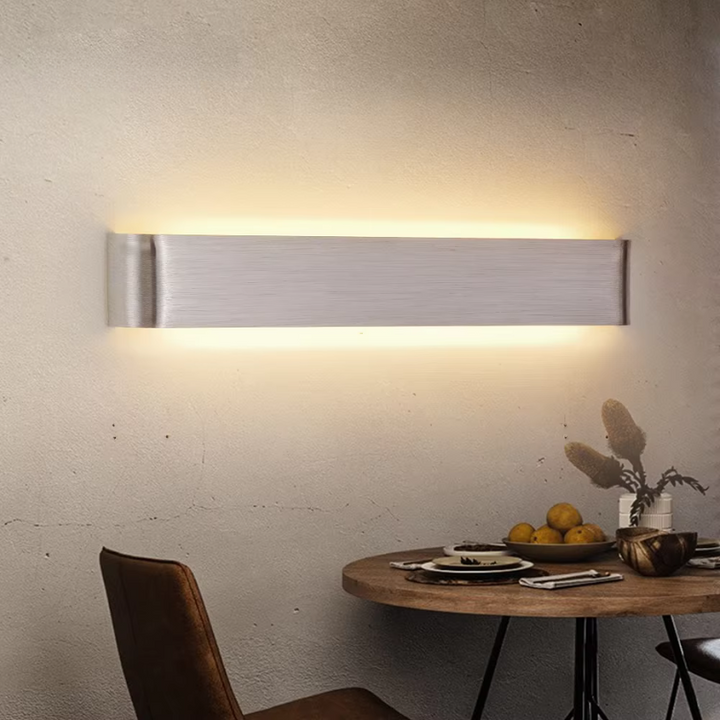 Stornfield | Nordic LED Wall Light - Modern Brushed Aluminum Indoor Wall Sconce