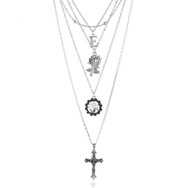 Layered Religious Charm Necklace Stornfield