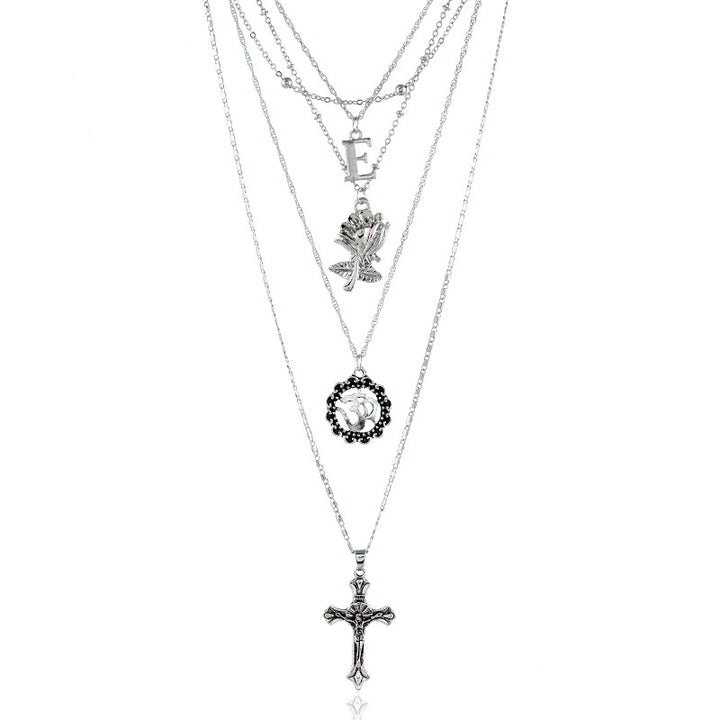 Layered Religious Charm Necklace Stornfield