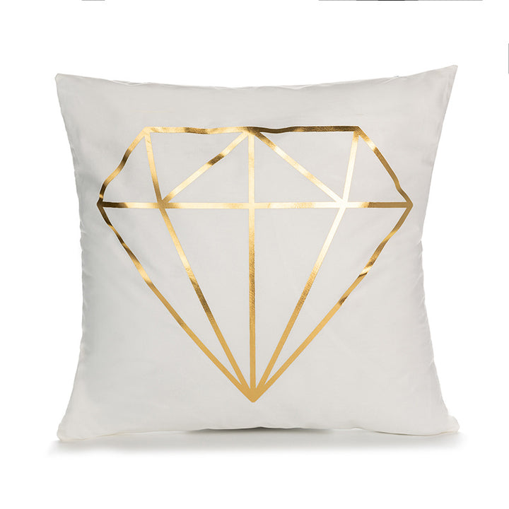 Geometric Luxe Accent Throw Pillow