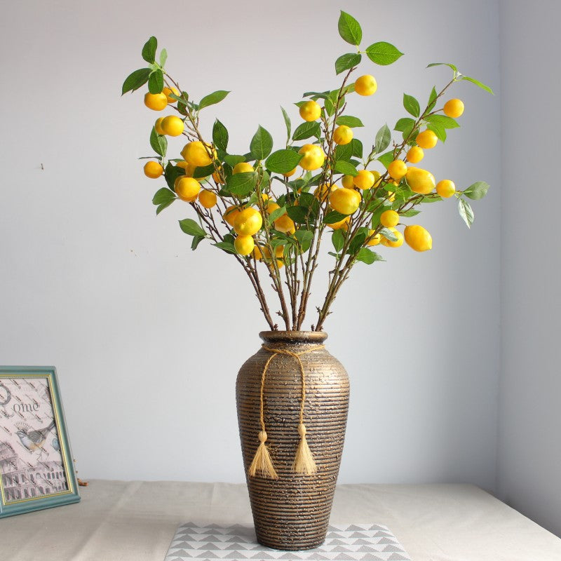 Decorative Lemon Branch Arrangement