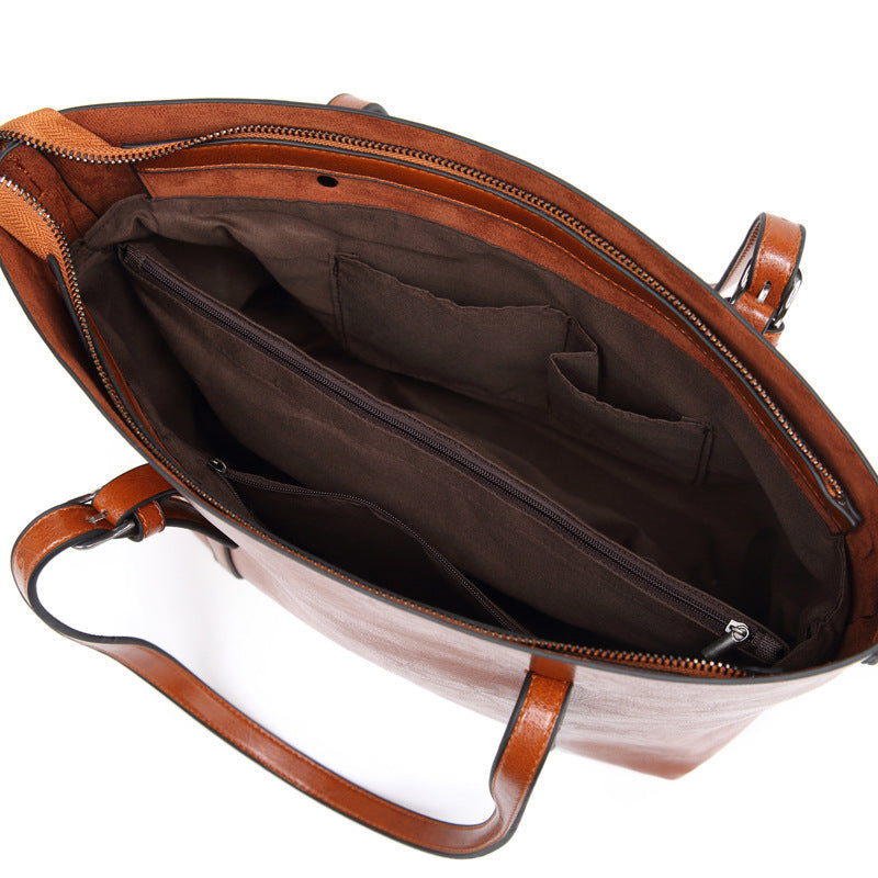Stornfield | Elegant leather handbag with handmade details