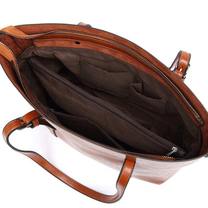 Stornfield | Elegant leather handbag with handmade details