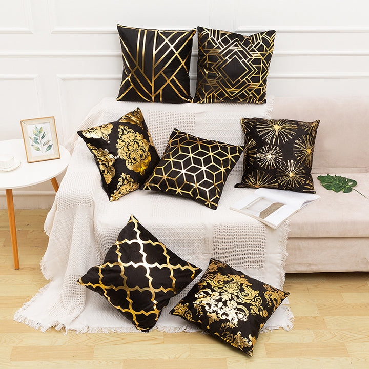 Geometric Luxe Accent Throw Pillow