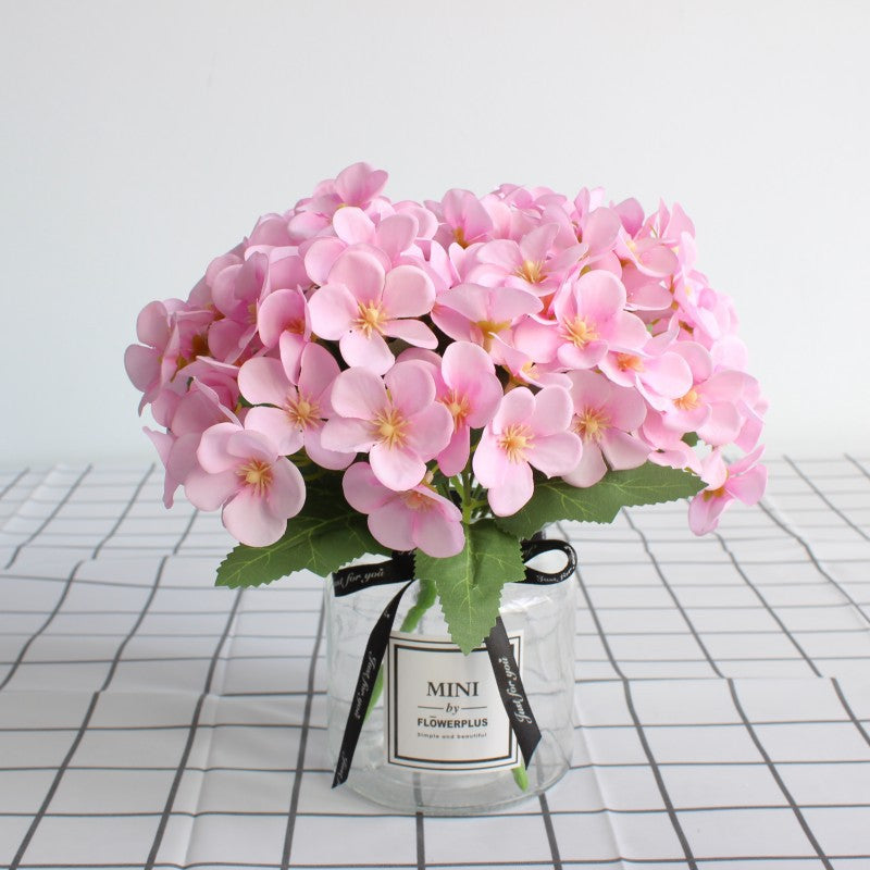 Lifelike Floral Bouquet with Charming Purple Blooms