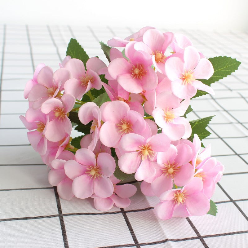 Lifelike Floral Bouquet with Charming Purple Blooms