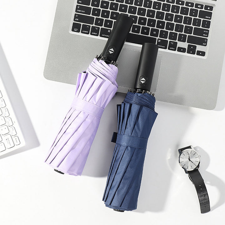 Women's compact and automatic umbrella with UV protection Stornfield