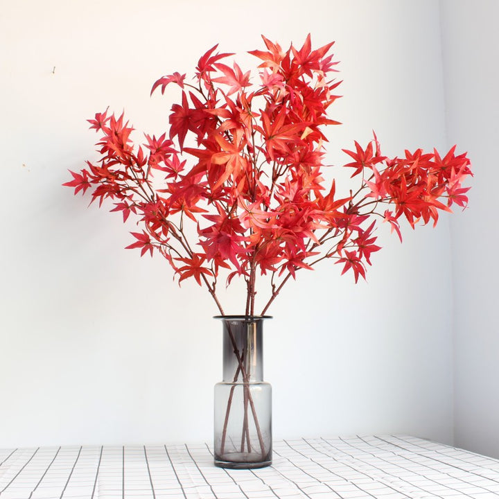 Lifelike Maple Leaf Stem