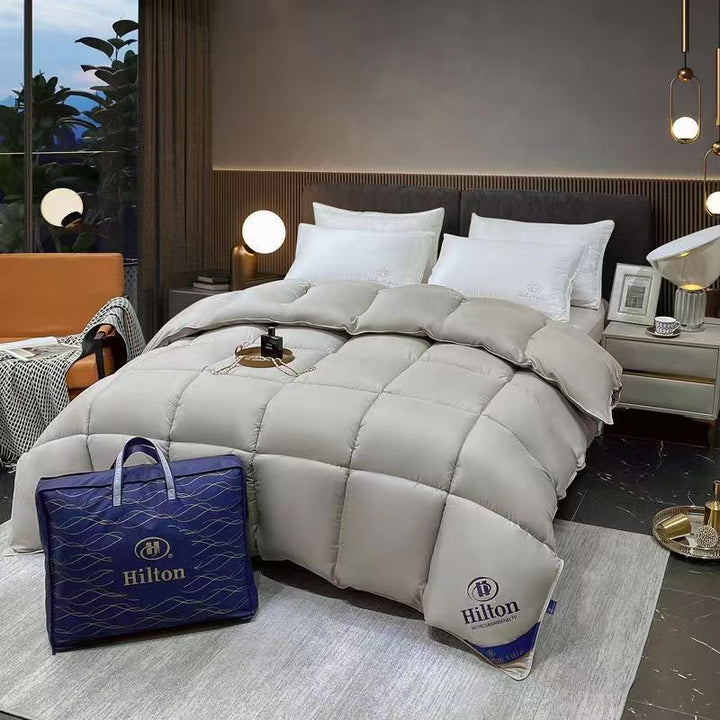 All-season duvet with fiber filling, double bed