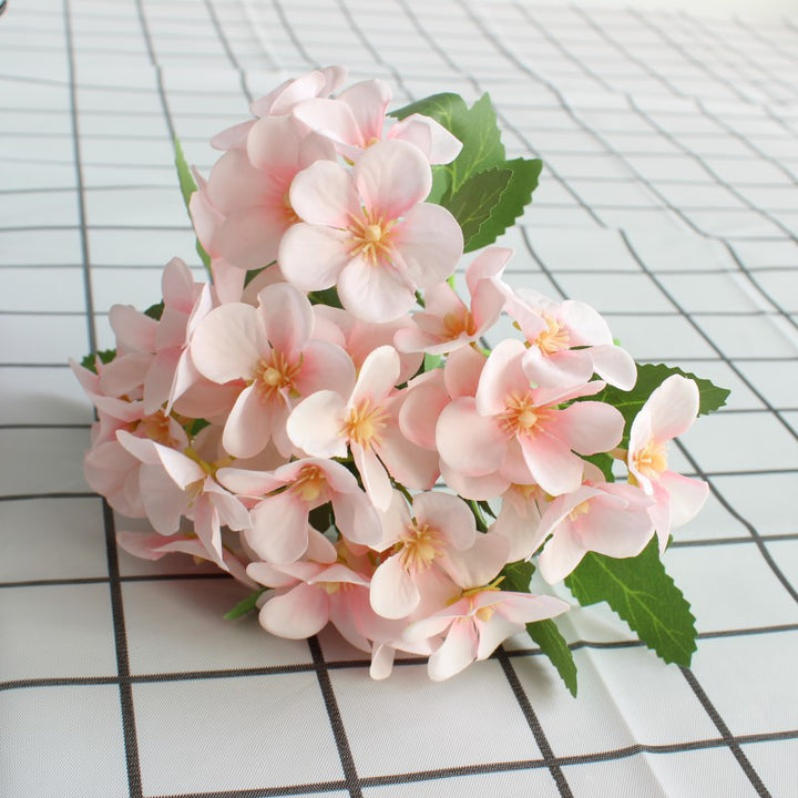 Lifelike Floral Bouquet with Charming Purple Blooms