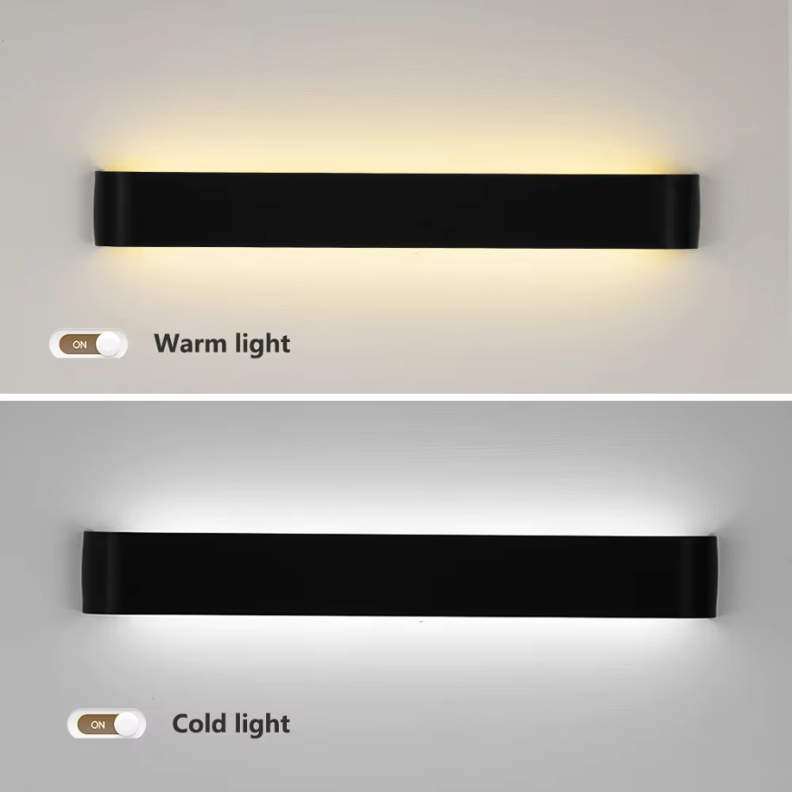 Stornfield | Nordic LED Wall Light - Modern Brushed Aluminum Indoor Wall Sconce