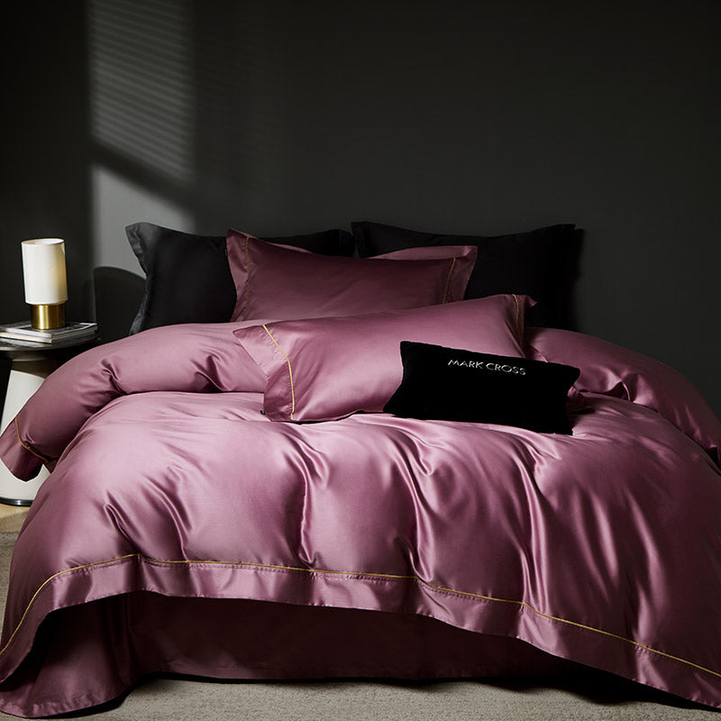 Luxury bedding set, 140 long-staple cotton, 4-piece
