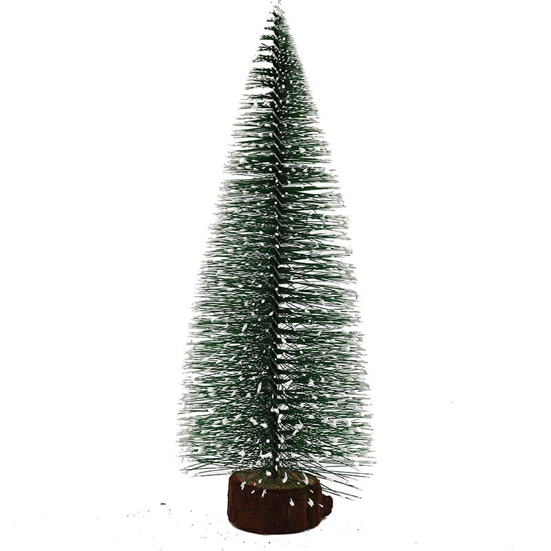 Mini Christmas tree with pine needle look