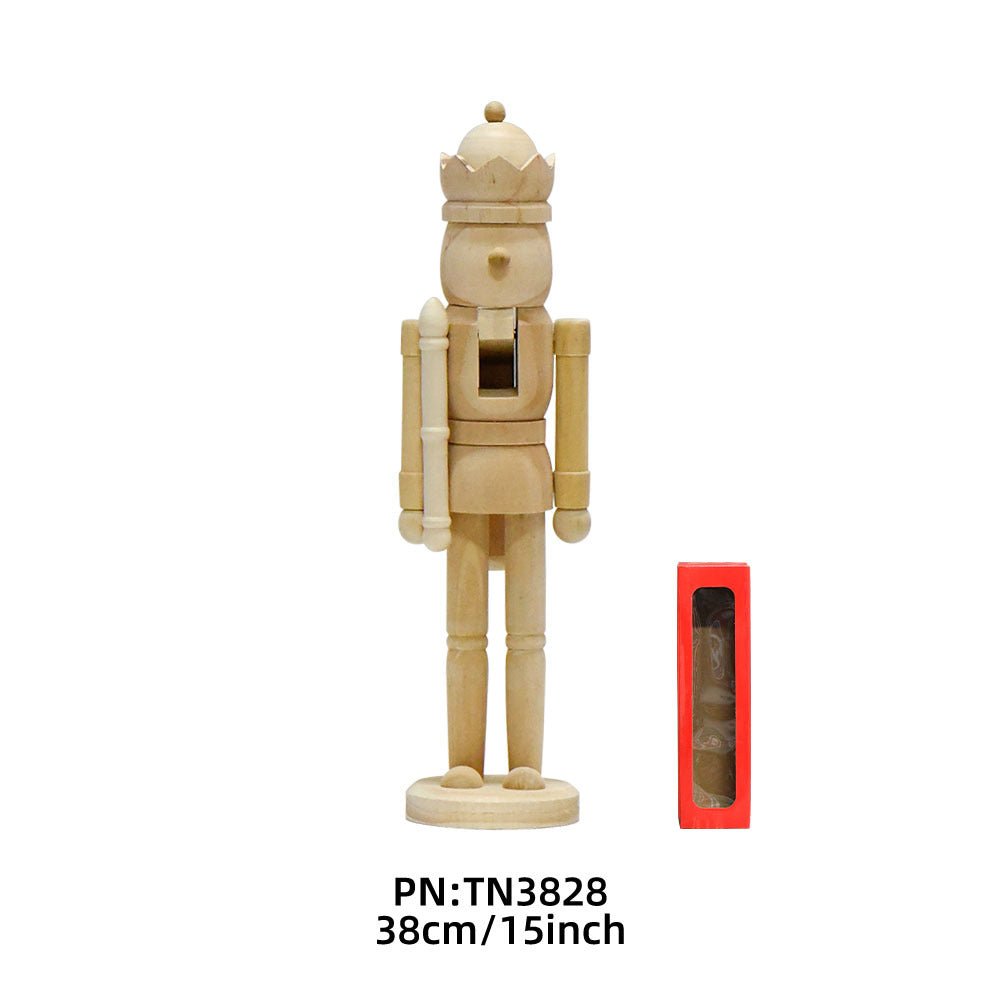 Nutcracker blank made of hardwood, 38 cm