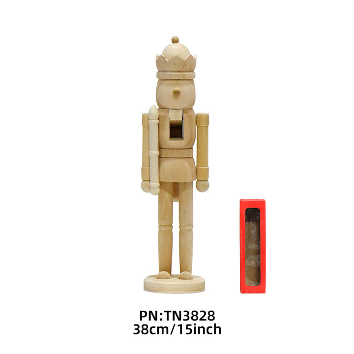 Nutcracker blank made of hardwood, 38 cm