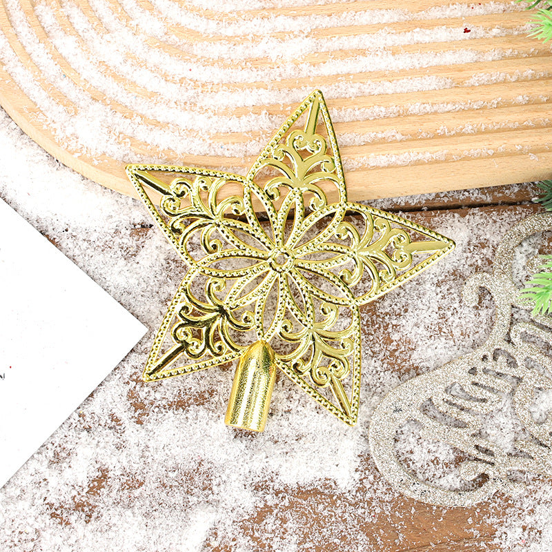 Christmas tree star with intricate cutout