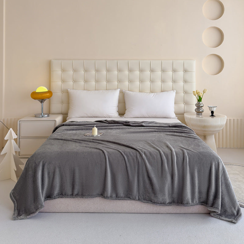 Solid Color Multifunctional Throw Blanket