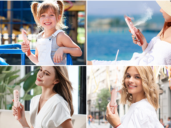 Misting Fan Portable, Handheld Personal Mister Fans | Stornfield