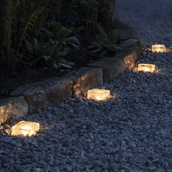 Square Creative Ice Stornfieldock LED Waterproof Smart Solar Outdoor Lighting | Stornfield