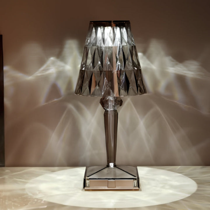 Crystal Table Lamp with Touch Control - LumeCrystal | Stornfield