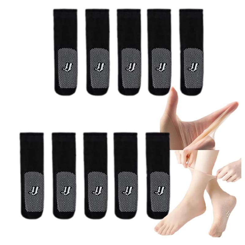Spring Summer Invisible Non-Slip Crystal Silk Socks | Stornfield