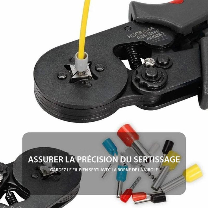 End sleeves crimping tool set with cable lugs | Stornfield