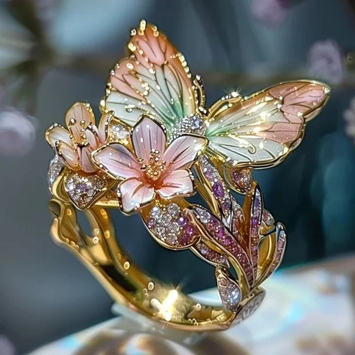 Butterfly flower ring | Stornfield