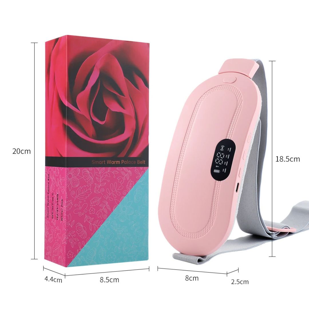 CalmFlow Heating Pad for Menstrual Cramps | Menstrual Cramp Relief - Soothing Heat for Cramps - Muscle Relaxation - Stress Reduction Stornfield