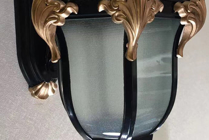 European Retro Lantern Glass Outdoor Waterproof 1-Light Wall Sconce Lamp | Stornfield