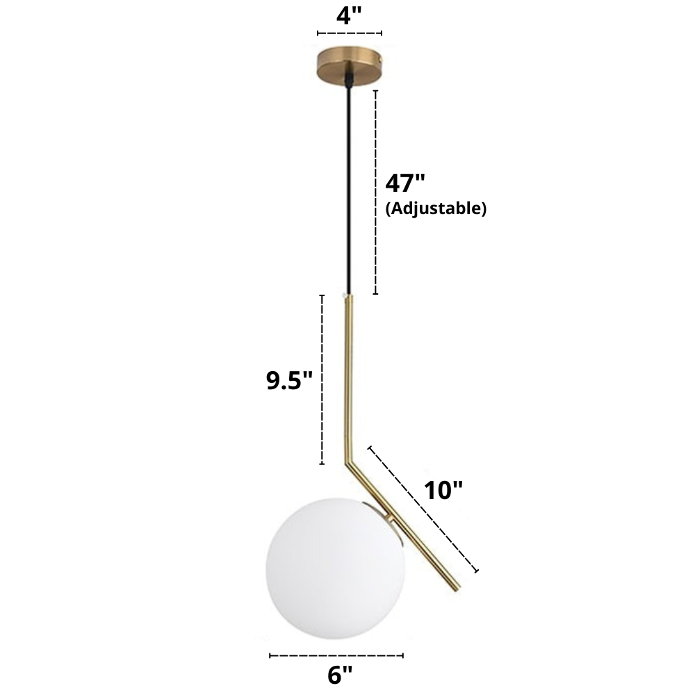 Nordic Glass Pendant Lamps | Stornfield