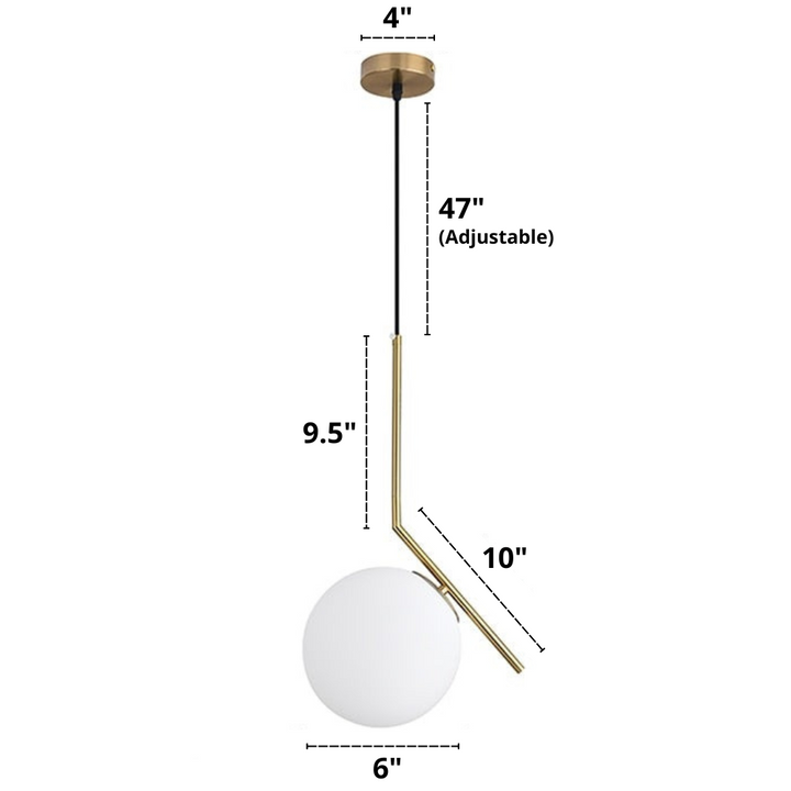 Nordic Glass Pendant Lamps | Stornfield