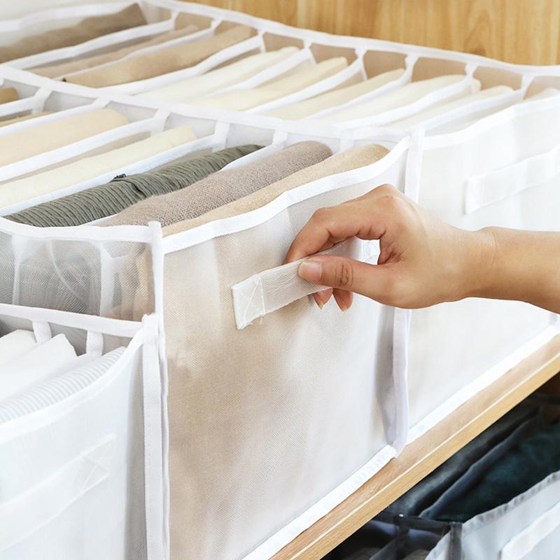 7-Grid Wardrobe Clothes Mesh Divider Organizer | Stornfield
