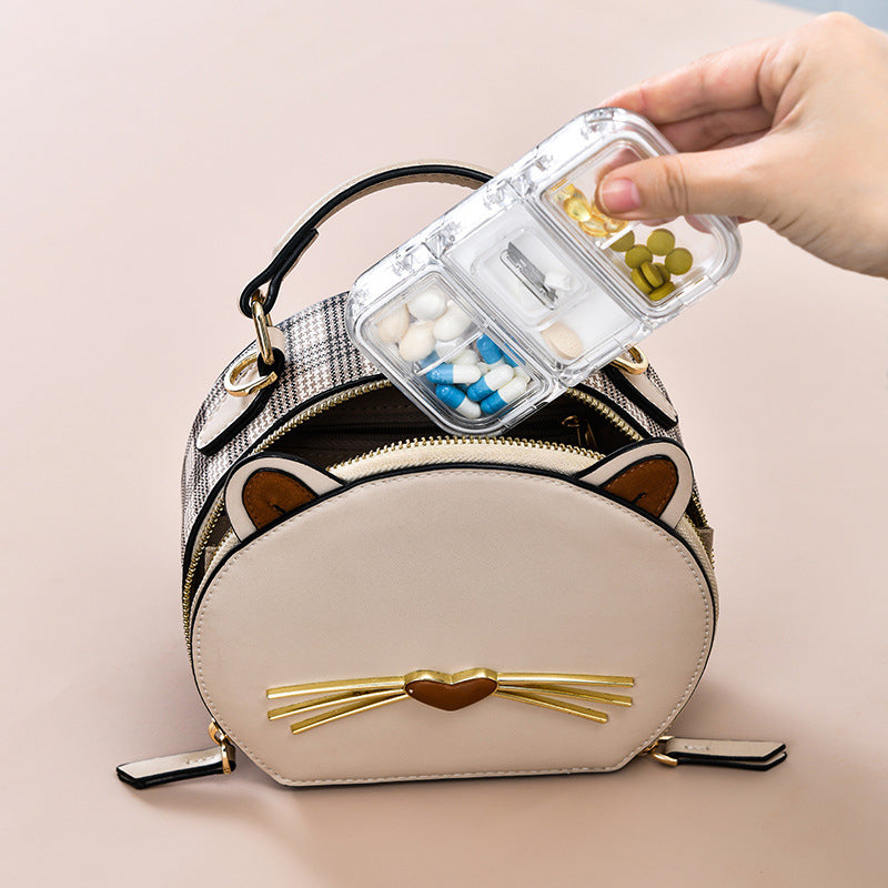 Rectangle Pill Case Organizer Container | Stornfield